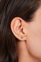 Heliophilia Silver Pendientes de Plata de Ley 925 en Dorado